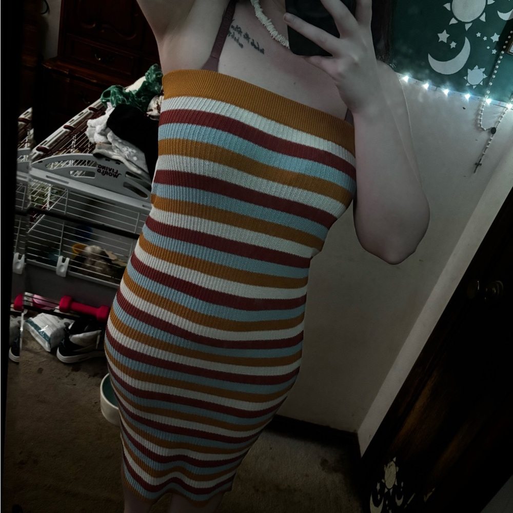 Zara Multicolor Knit Dress